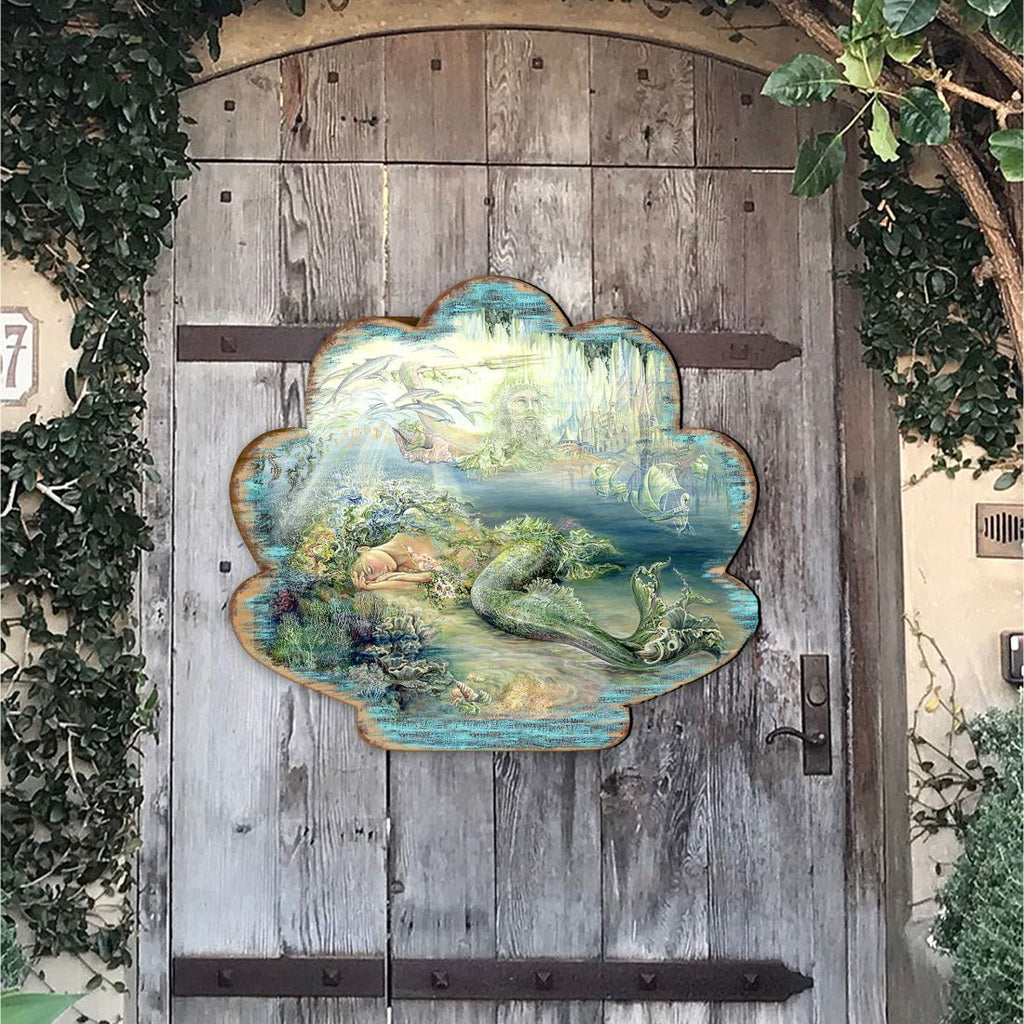 Dreams of Atlantis Coastal Outdoor Decor by Josephine Wall - Coastal Sea-Life Decor - 8472102F-JW