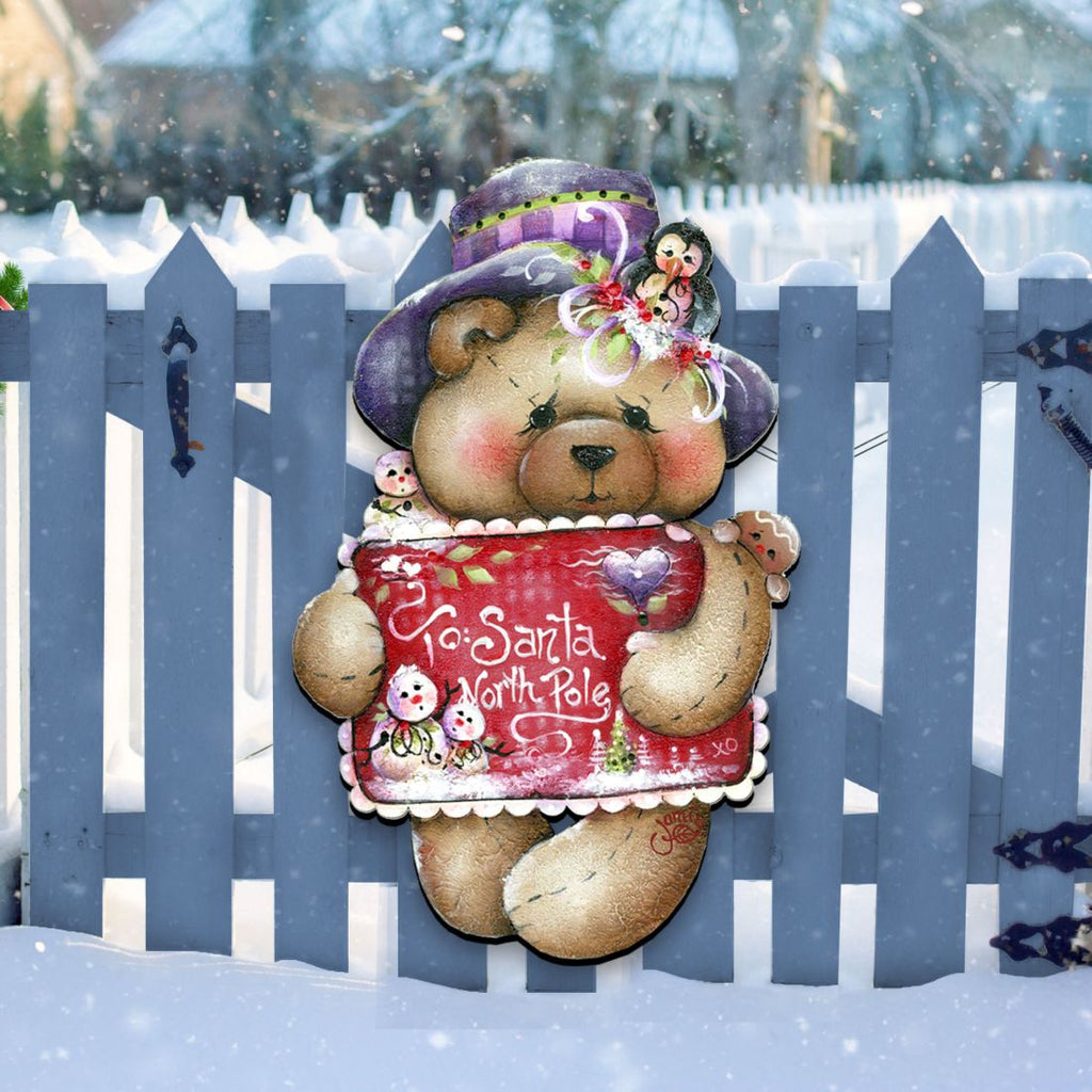 To Santa with Love Door Decor by Jamie Mills-Price - Christmas Decor - 8457510H