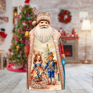 Nutcracker Magic Unveiled Santa Hand-Painted WOODCARVED Masterpiece by G. DeBrekht - Christmas Holiday Decor - 210238SE