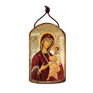 Virgin Mary Religious Orthodox Sacred Icon Ornament - Inspirational Icon Decor - 87063