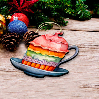 Happy Mother's Day Decorative Eco Wood Ornaments Set of 3 by G. Debrekht - Love Family Decor - 8091059-S3