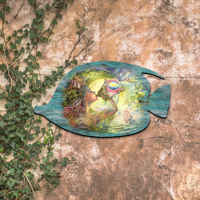 Call of the Sea Wall Hanger by Josephine Wall - Coastal Sea-Life Decor - 845612H-JW