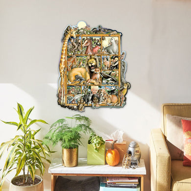 Animals Whimsical Wall Art by Laura Seeley - Love Family Kids Decor - 8513008-LS