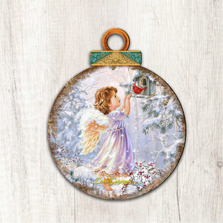 Little Christmas Joy Christmas Door Decor by D. Gelsinger - Christmas Santa Snowman Decor - 8121118H-1622