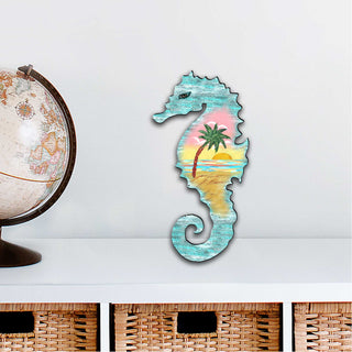 Seahorse Coastal Door Decor by G. DeBrekht - Coastal Holiday Decor - 8198517H