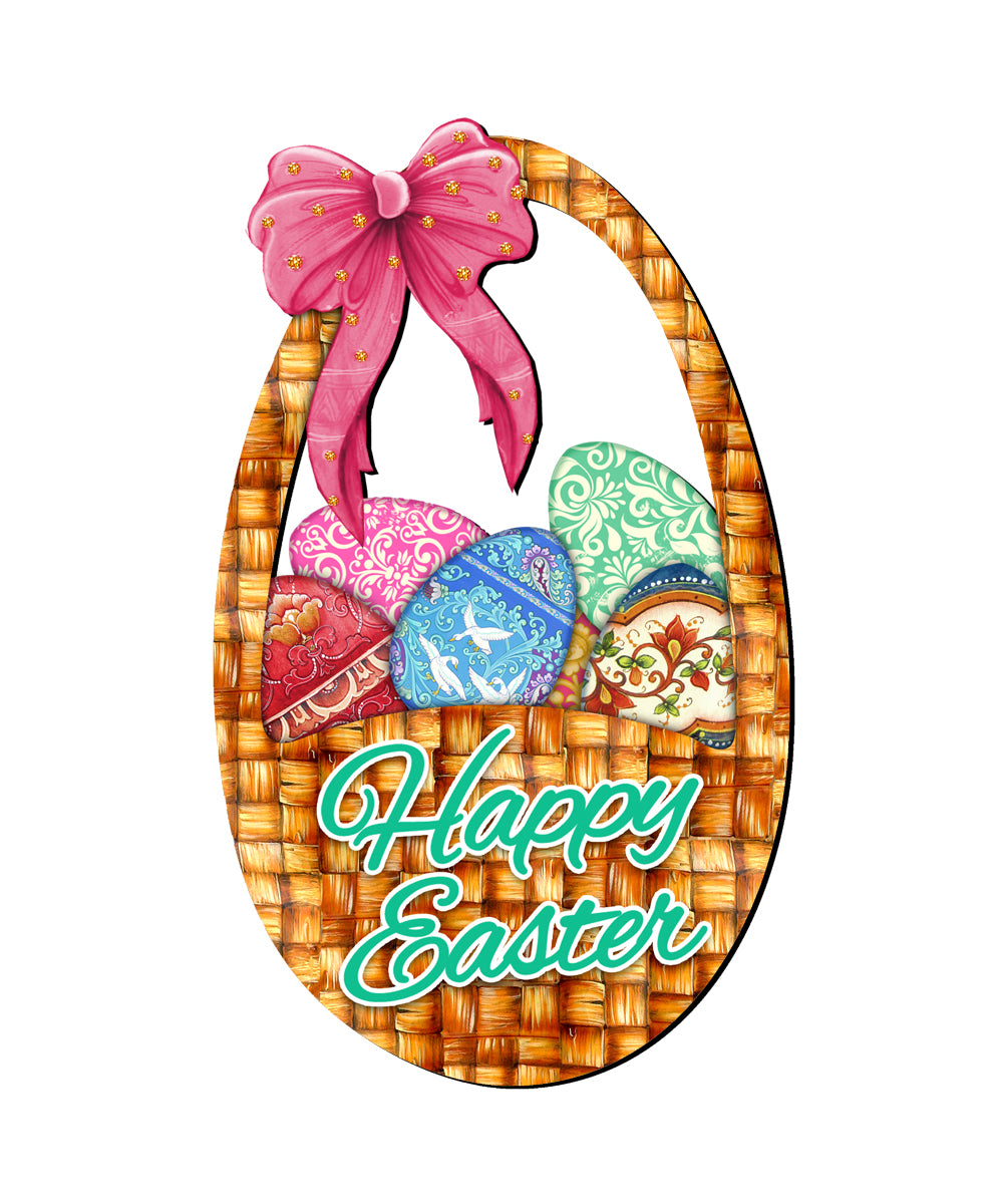 Easter Basket Easter Door Decor by G. DeBrekht - Easter Spring Decor - 8185309H