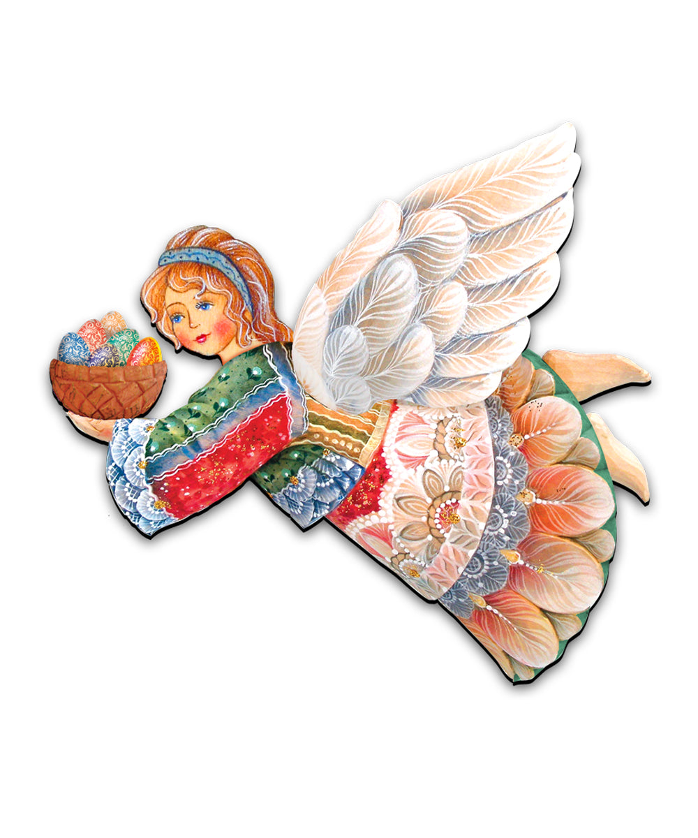 Flying Easter Angel Easter Door Decor by G. DeBrekht - Easter Spring Decor - 8154154H