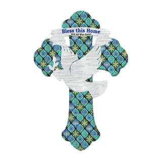 Blessings Cross Easter Door Decor by G. DeBrekht - Easter Spring Decor - 8191163H