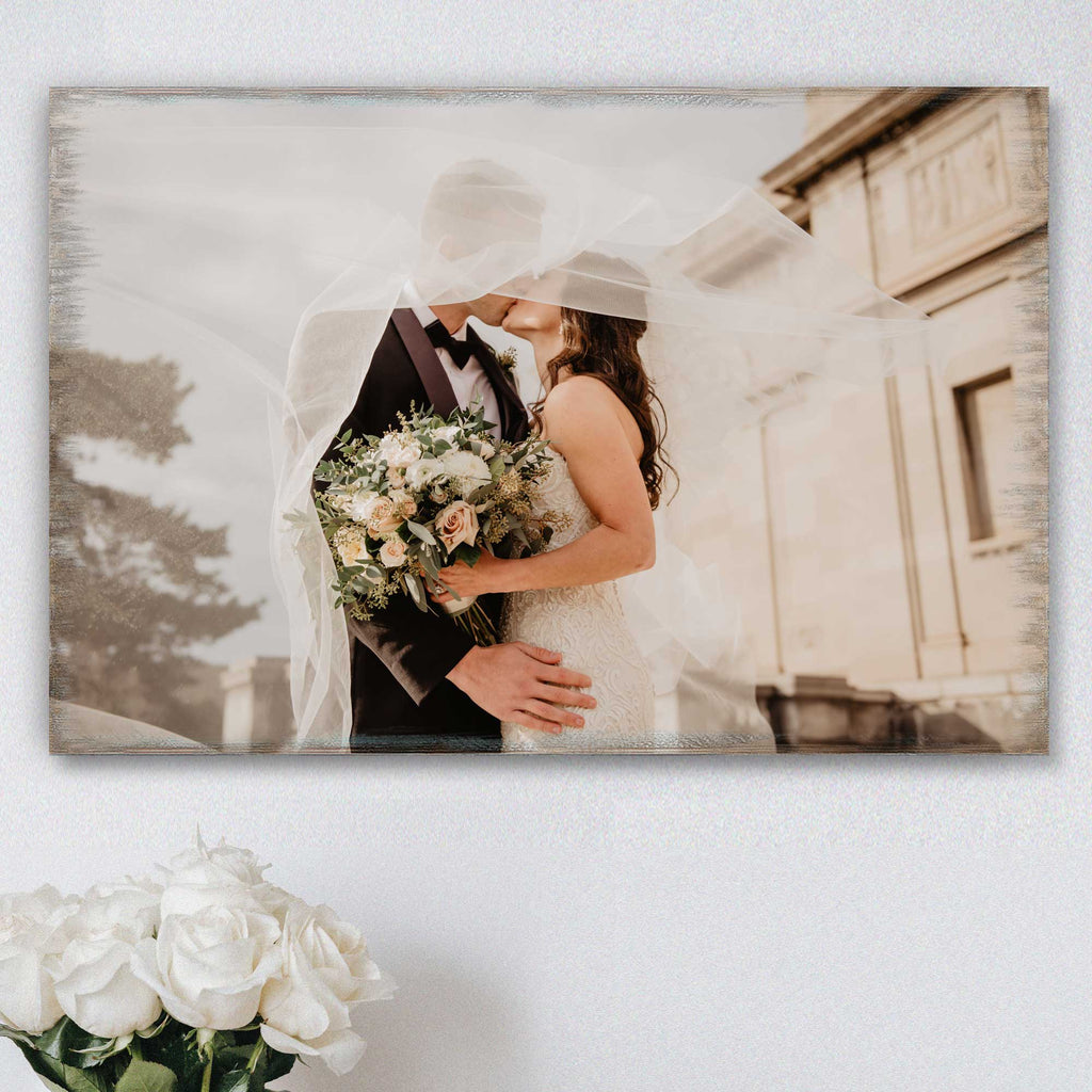 Personalized Gift Rectangle Photo - Custom Portrait on Wood