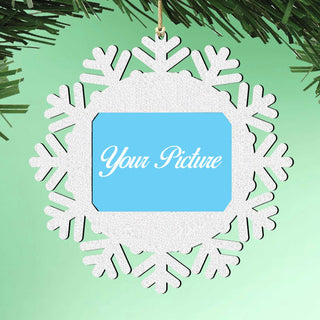 Snowflake Ornament Picture Frame Ornament for Photo by G.DeBrekht - 8141155PF