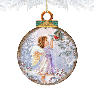 Little Christmas Joy Wooden Ornaments by Gelsinger - Nativity Holiday Decor - 8021118-1622