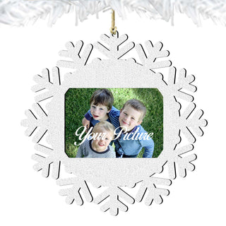 Snowflake Ornament Picture Frame Ornament for Photo by G.DeBrekht - 8141155PF