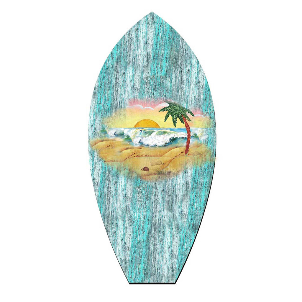 Sunrise Surfboard Coastal Door Decor by G. DeBrekht - Coastal Holiday Decor - 8198522H