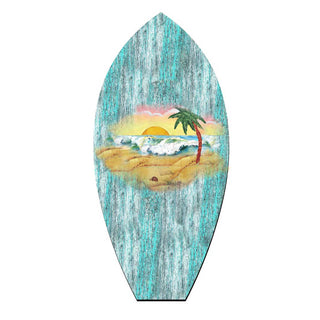 Sunrise Surfboard Coastal Door Decor by G. DeBrekht - Coastal Holiday Decor - 8198522H