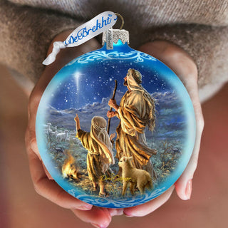 Shepherds Glass Ornament Limited Edition by D. Gelsinger - Nativity Holiday Décor - 73896-1838