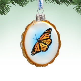 Butterfly Mercury Glass Ornament by G. DeBrekht - Coastal Holiday Décor - 776283