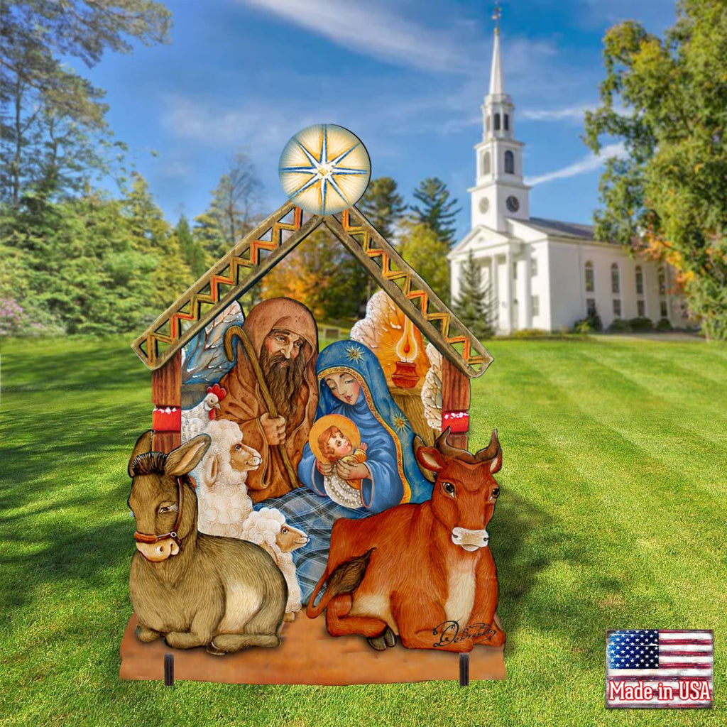 Nativity Outdoor Décor by G. DeBrekht - Nativity Holiday Décor - 8114030F