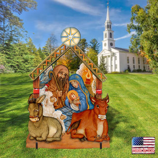 Nativity Outdoor Décor by G. DeBrekht - Nativity Holiday Décor - 8114030F