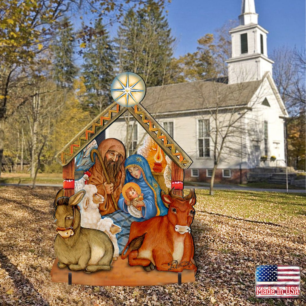Nativity Outdoor Décor by G. DeBrekht - Nativity Holiday Décor - 8114030F