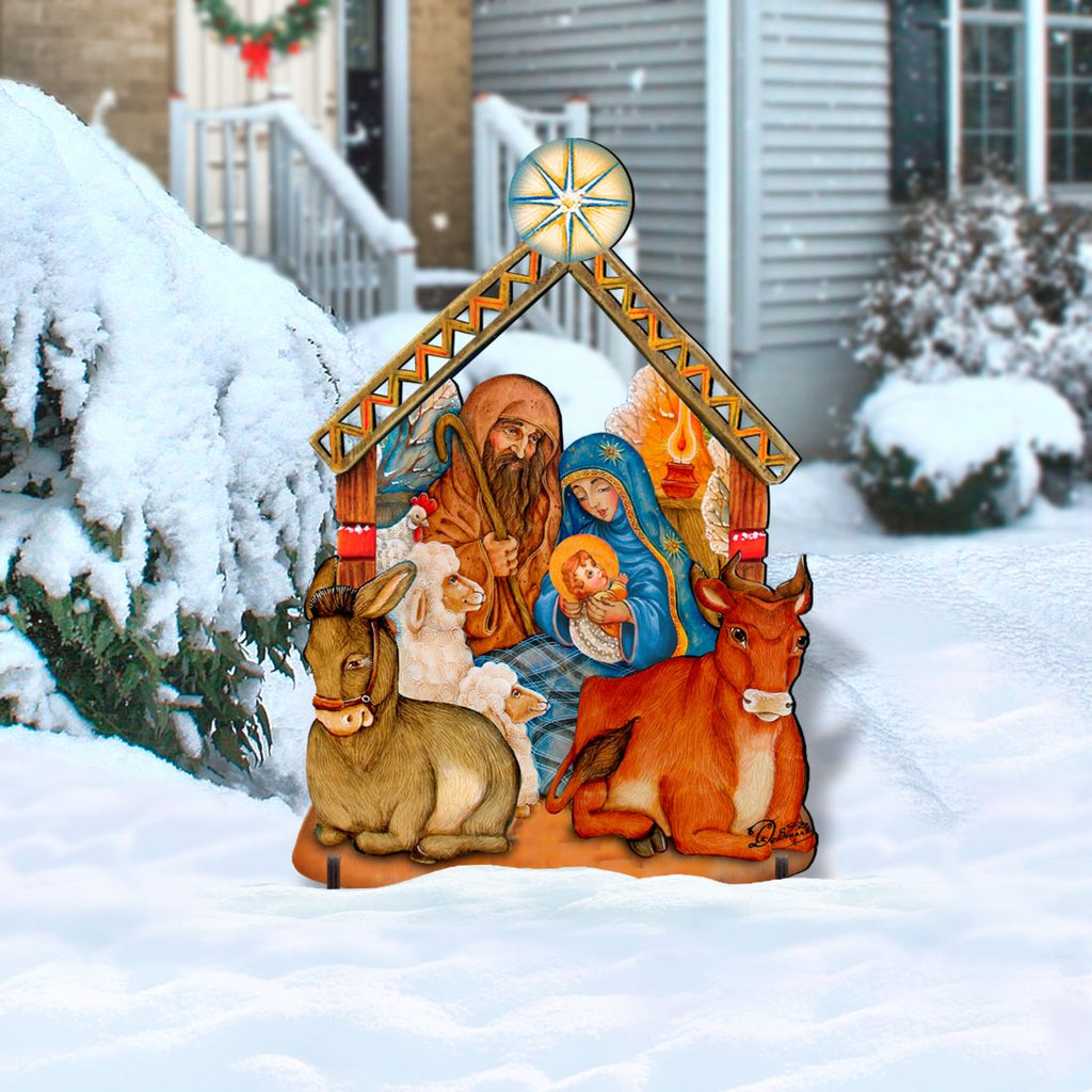 Nativity Outdoor Décor by G. DeBrekht - Nativity Holiday Décor - 8114030F