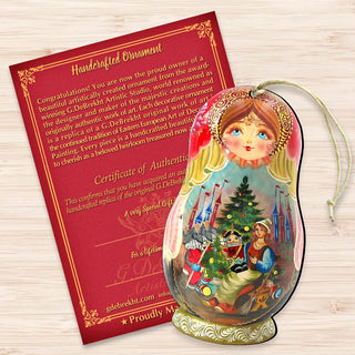 Nutcracker Story Matreshka Wooden Ornaments by G. DeBrekht - Christmas Decor - 8115762