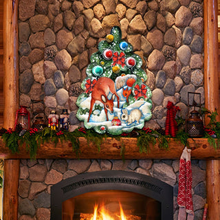 Forest Christmas Tree Holiday Door Decor by G. DeBrekht - Christmas Decor - 8119182H