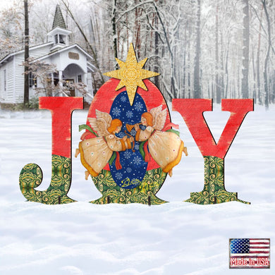 Joy Angels Outdoor Nativity Set by G. DeBrekht - Nativity Holiday Décor - 8121455F-S3M