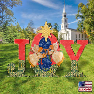 Joy Angels Outdoor Nativity Set by G. DeBrekht - Nativity Holiday Décor - 8121455F-S3M