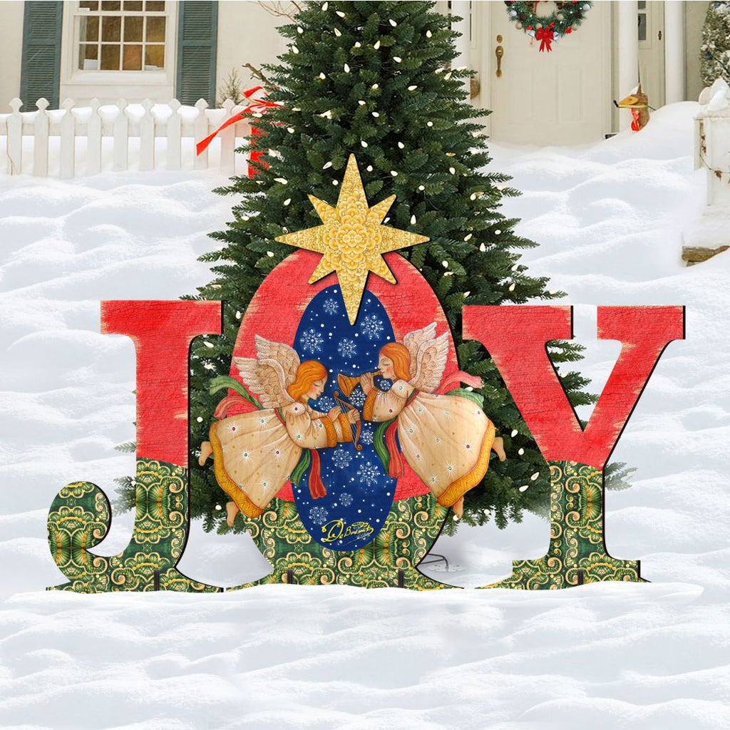 Joy Angels Outdoor Nativity Set by G. DeBrekht - Nativity Holiday Décor - 8121455F-S3M