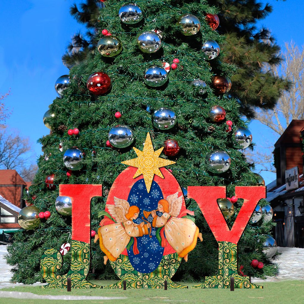 Joy Angels Outdoor Nativity Set by G. DeBrekht - Nativity Holiday Décor - 8121455F-S3M