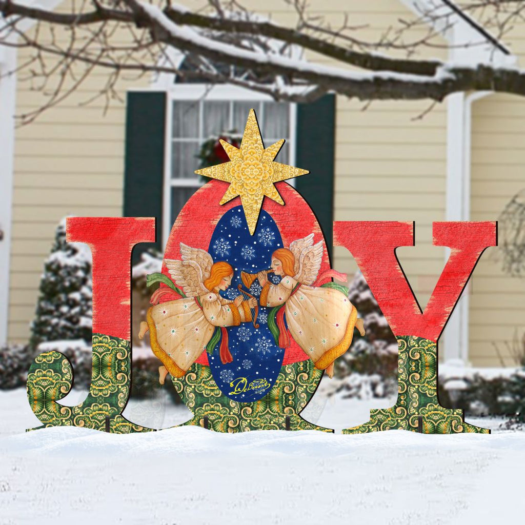 Joy Angels Outdoor Nativity Set by G. DeBrekht - Nativity Holiday Décor - 8121455F-S3M