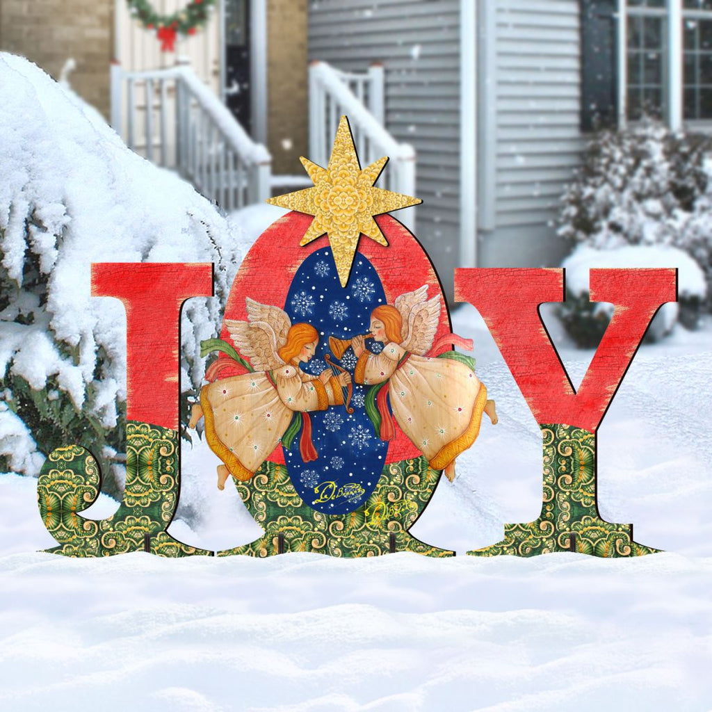 Joy Angels Outdoor Nativity Set by G. DeBrekht - Nativity Holiday Décor - 8121455F-S3M