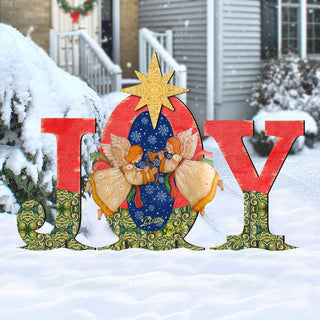 Joy Angels Outdoor Nativity Set by G. DeBrekht - Nativity Holiday Décor - 8121455F-S3M