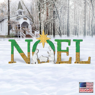 Noel Outdoor Nativity Set by G. DeBrekht - Nativity Holiday Décor - 8121457F-S4L