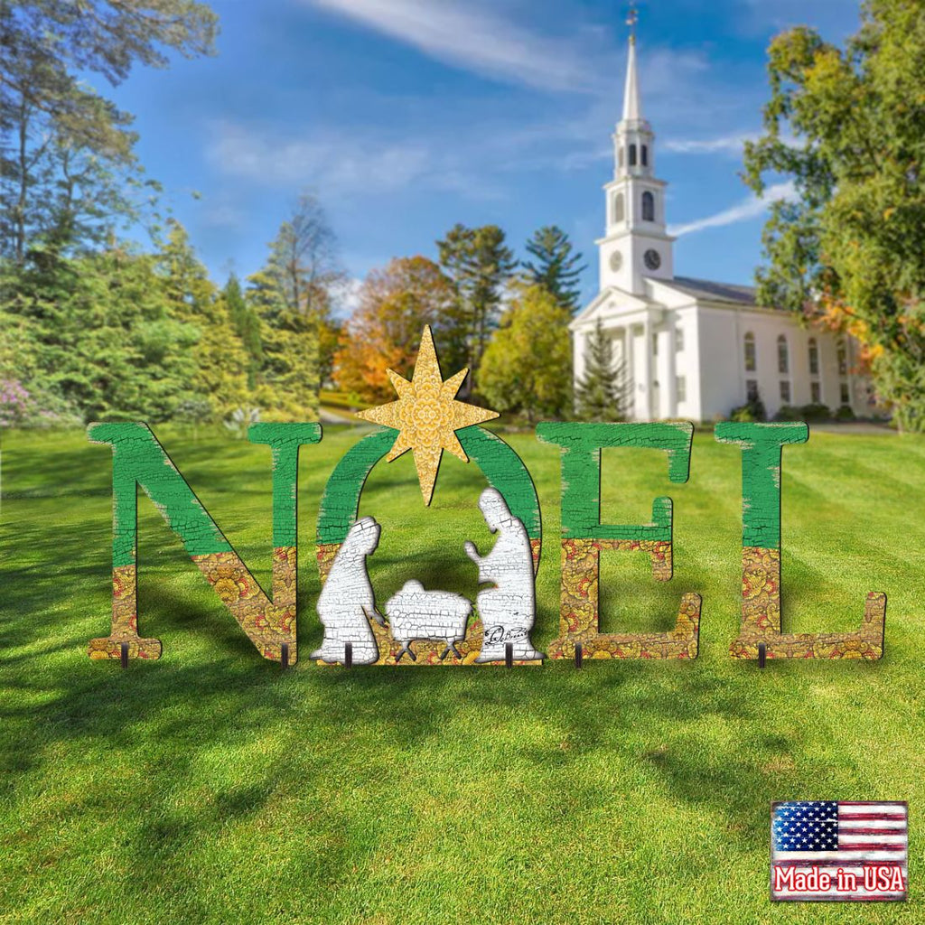 Noel Outdoor Nativity Set by G. DeBrekht - Nativity Holiday Décor - 8121457F-S4L