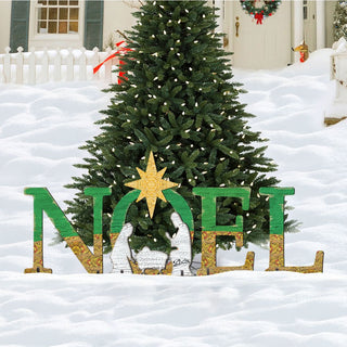 Noel Outdoor Nativity Set by G. DeBrekht - Nativity Holiday Décor - 8121457F-S4L