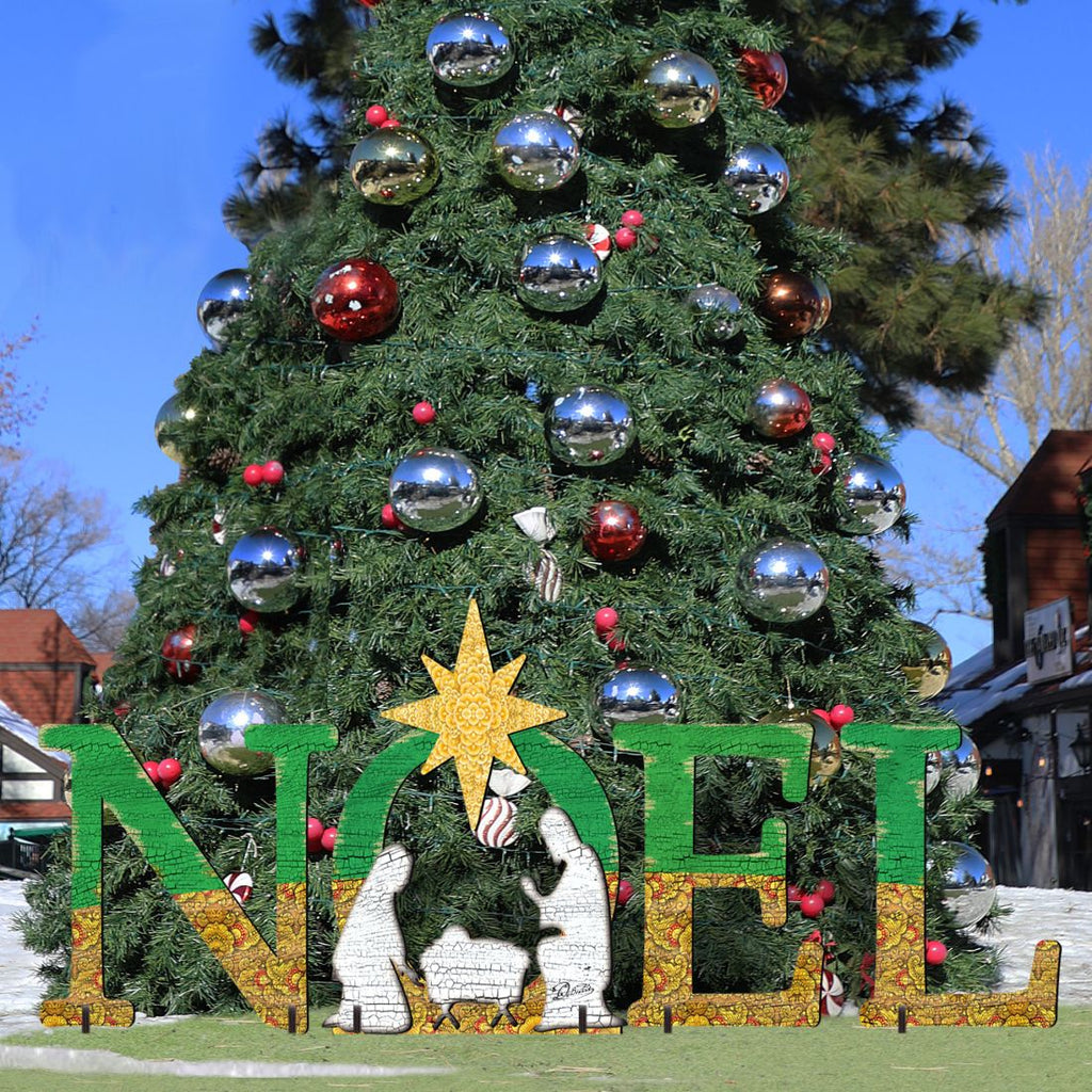 Noel Outdoor Nativity Set by G. DeBrekht - Nativity Holiday Décor - 8121457F-S4L