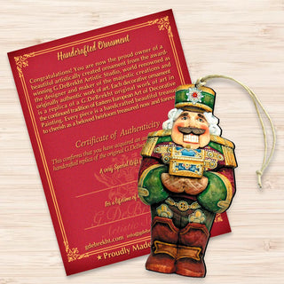 Nutcracker Wooden Ornaments Christmas by G. DeBrekht - Christmas Decor - 8153313