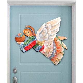 Flying Easter Angel Easter Door Decor by G. DeBrekht - Easter Spring Decor - 8154154H