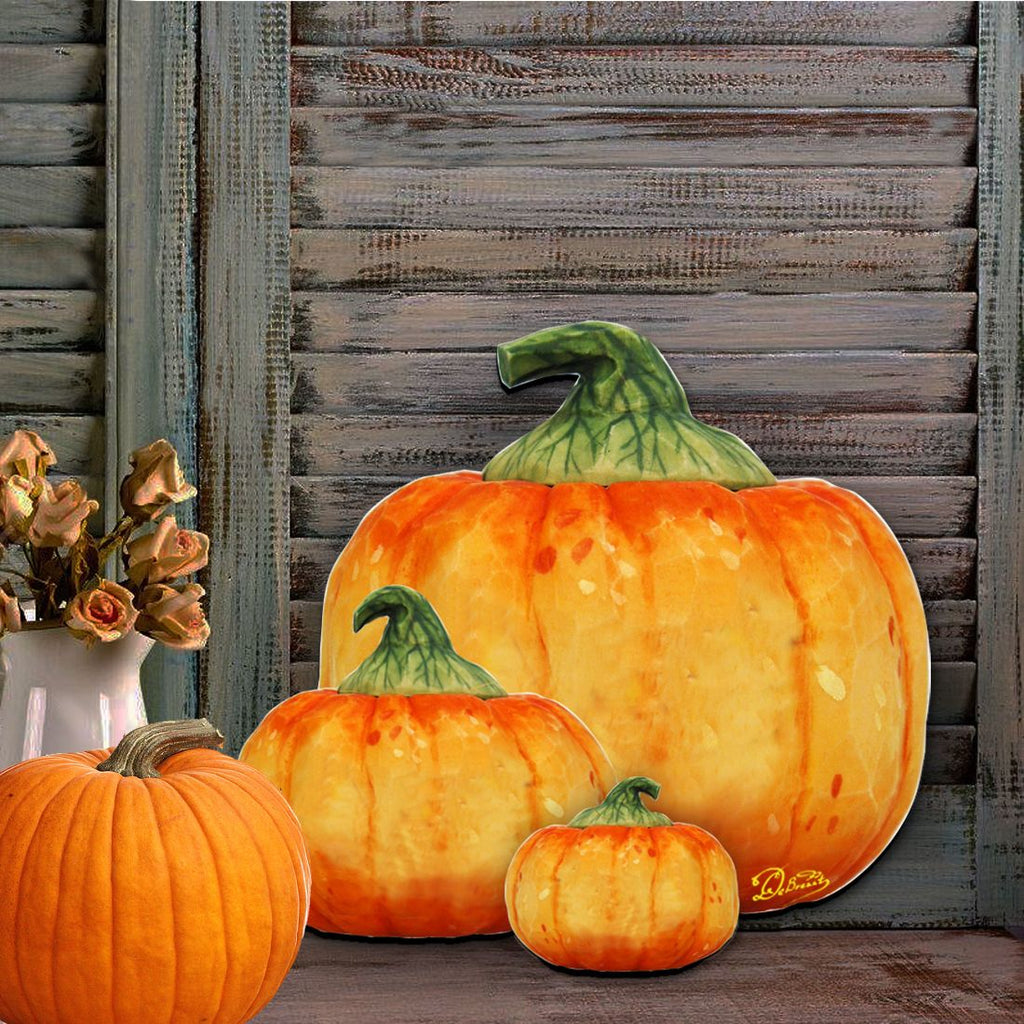 Stacking Pumpkins Halloween Door Decor by G. DeBrekht - Thanksgiving Halloween Decor - 8158414-2H
