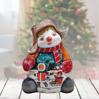 Santa Handpainted Woodcarved Handpainted Masterpiece Unique hand carvings made from Linden wood. Fine details and beautiful artwork. Hand-Painted by world-renowned artists, limited edition collectibles. 821702