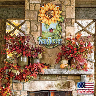 Sunflower Farms Halloween Door Decor by Jamie Mills-Price - Thanksgiving Halloween Decor - 8457701H