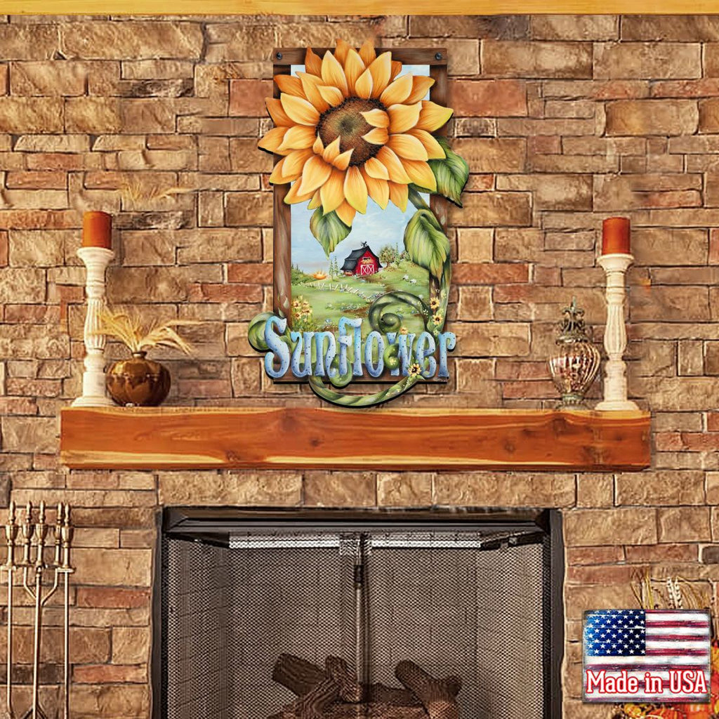 Sunflower Farms Halloween Door Decor by Jamie Mills-Price - Thanksgiving Halloween Decor - 8457701H