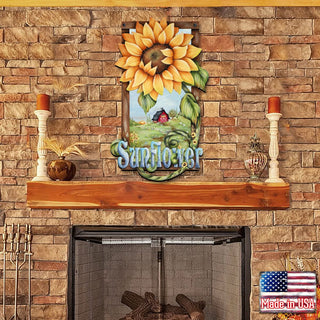 Sunflower Farms Halloween Door Decor by Jamie Mills-Price - Thanksgiving Halloween Decor - 8457701H