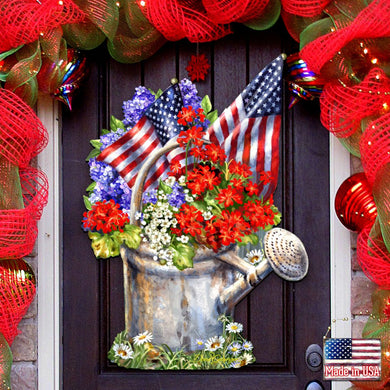 Celebrating the American Freedom Door Decor by Gelsinger - American Christmas Decor - 8461040H-1711