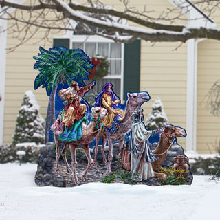 Miracle Outdoor Nativity Set by D. Gelsinger - Nativity Holiday Décor - 8461041F-S3-1201
