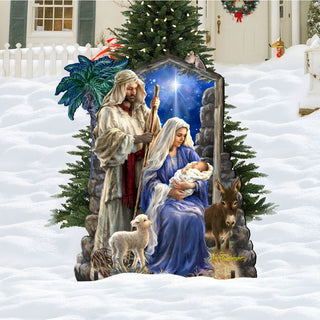 Miracle Outdoor Nativity Set by D. Gelsinger - Nativity Holiday Décor - 8461041F-S3-1201
