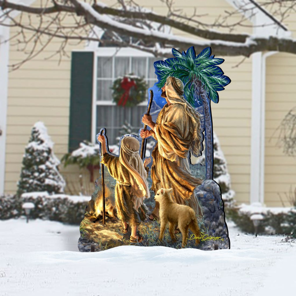 Miracle Outdoor Nativity Set by D. Gelsinger - Nativity Holiday Décor - 8461041F-S3-1201