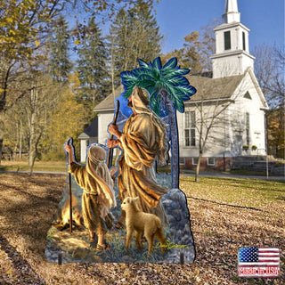 Miracle Outdoor Nativity Set by D. Gelsinger - Nativity Holiday Décor - 8461041F-S3-1201