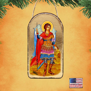 Saint Michael the Angel Religious Christian Sacred Icon Ornament - Inspirational Icon Décor - 87022
